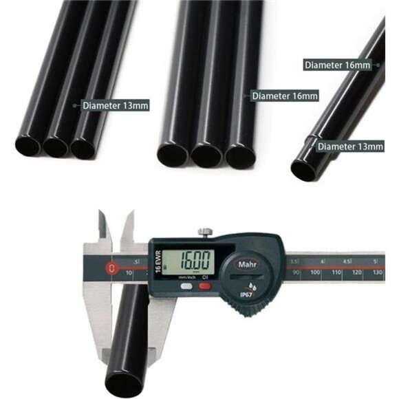 50 Inch Wardrobe Closet, with Non-Woven Fabric Cover and Hanging Rods - Picture 2 of 6